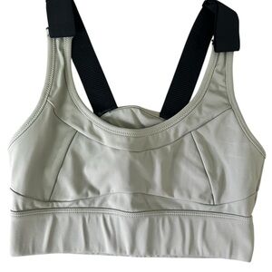 Varley Green grayish Sports Bra with Black Straps